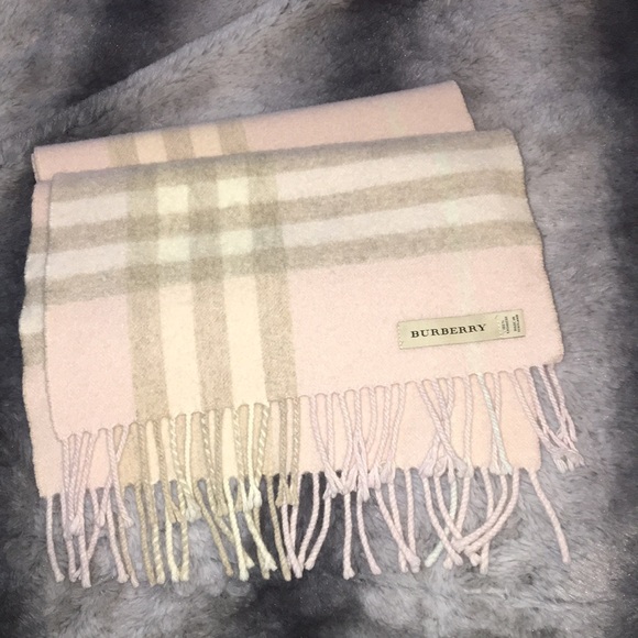 Burberry Other - Rare pink Burberry scarf